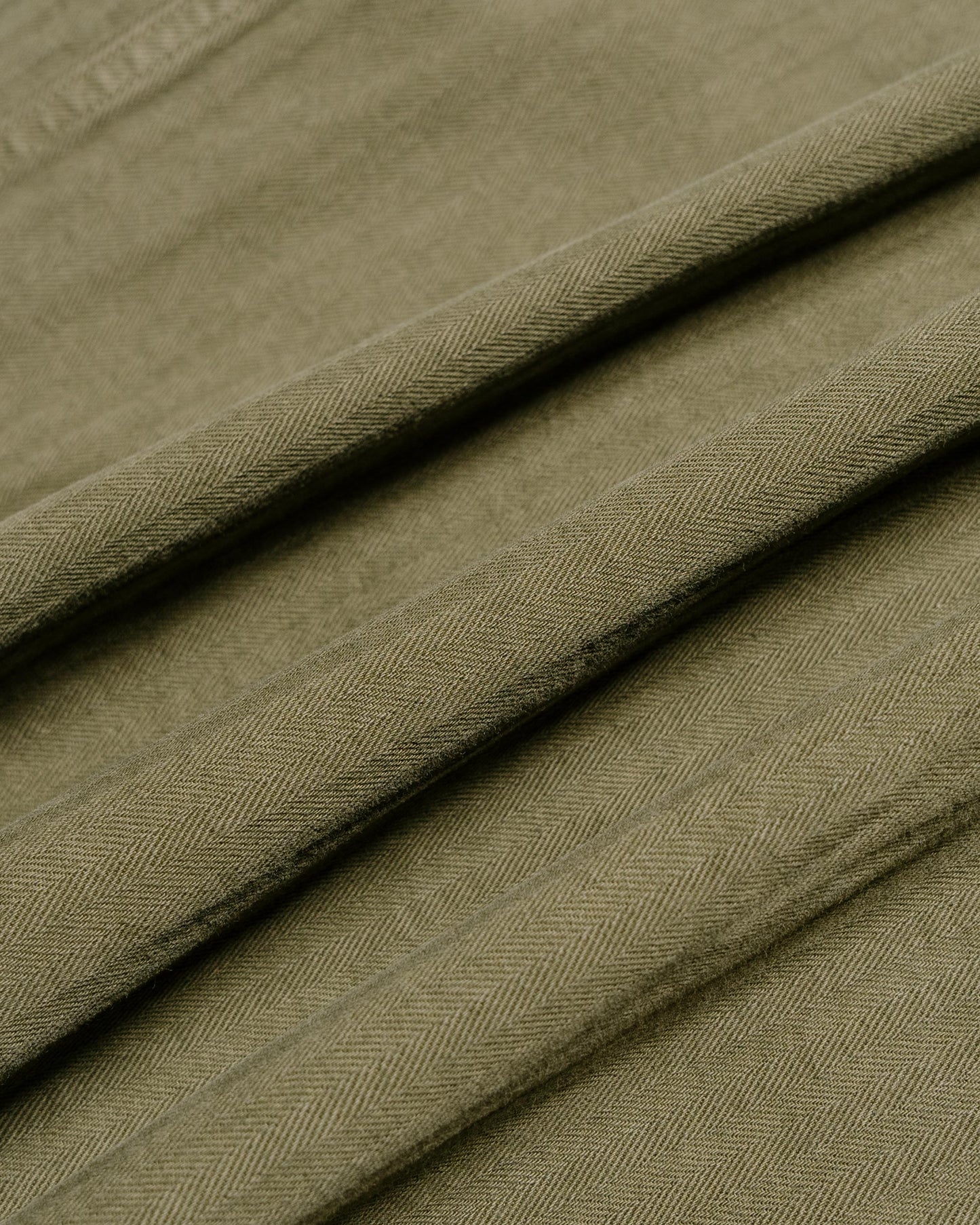 marka M-43 Jacket Cotton Herringbone Olive fabric