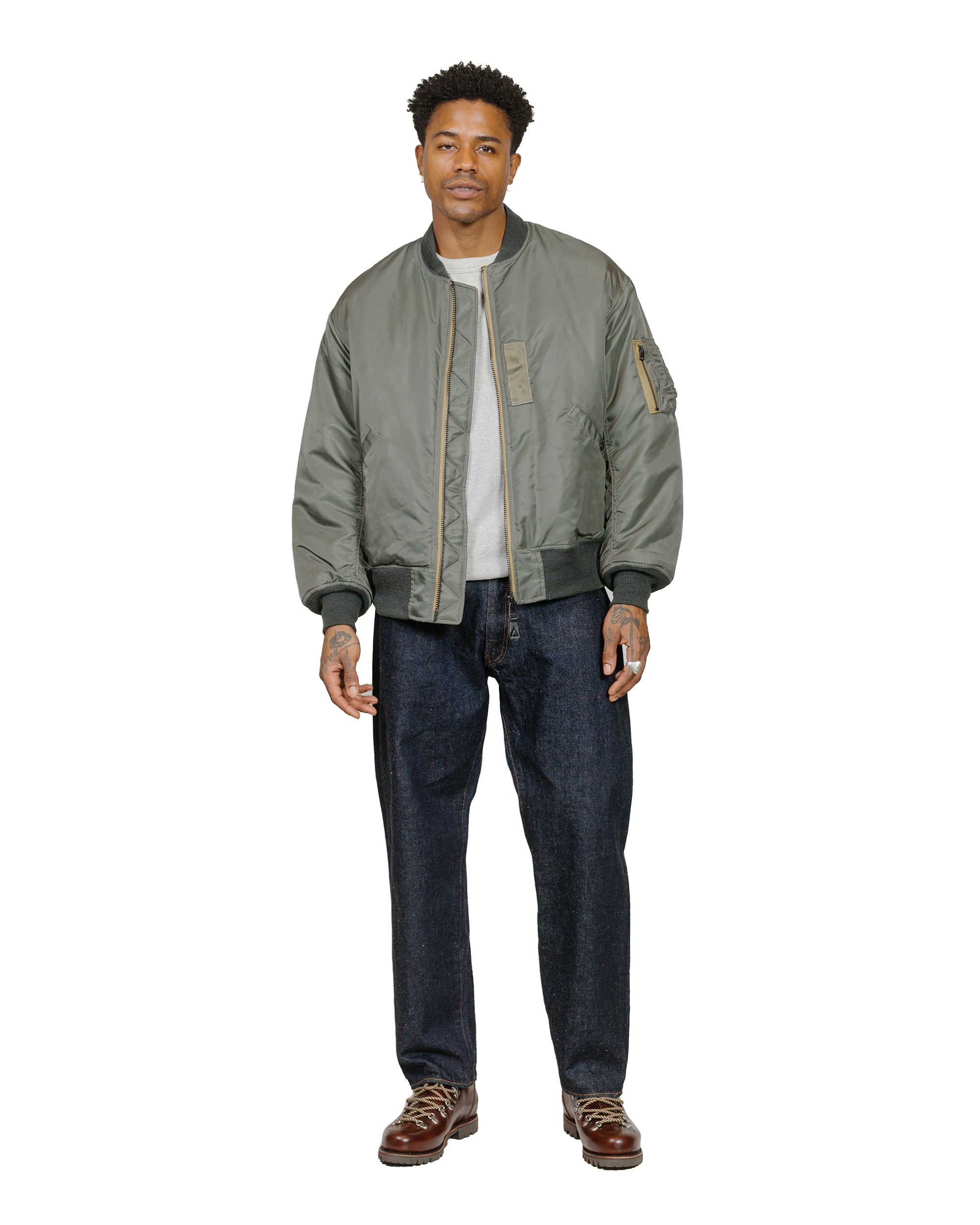 marka MA-1 Nylon Twill Sage Green