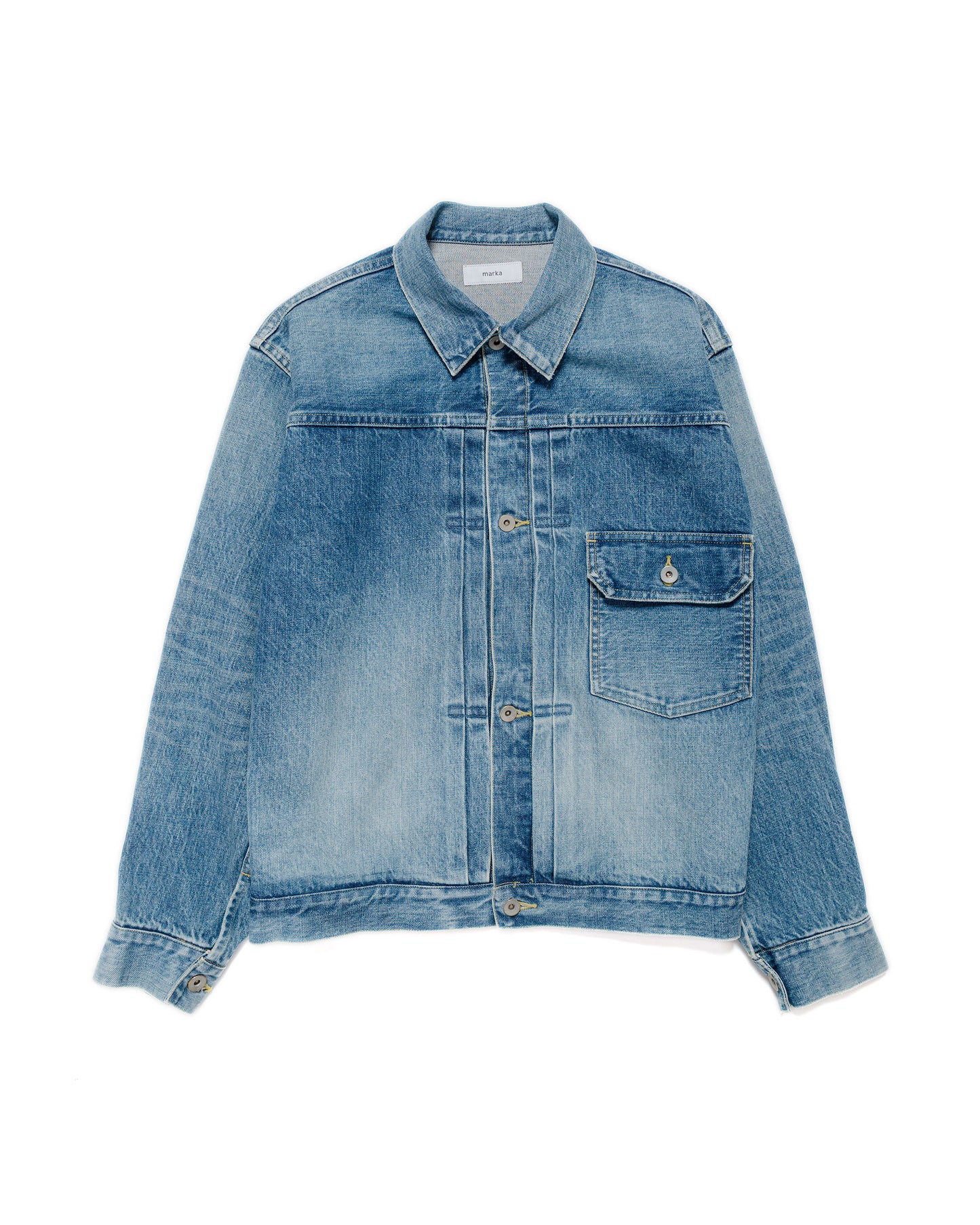 marka Type-1 Denim Jacket 13.5oz Selvedge Denim Used Washed