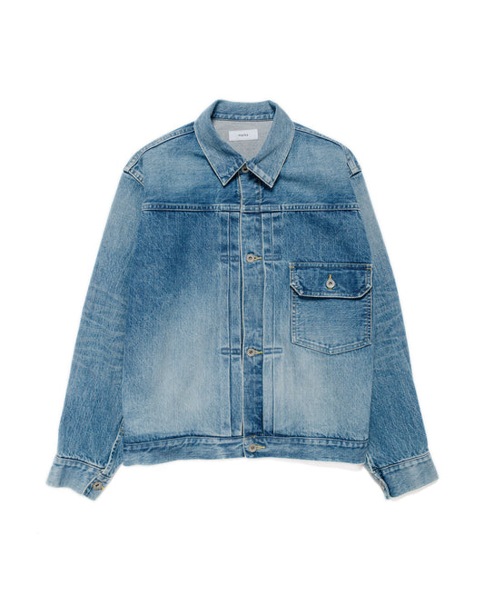 marka Type-1 Denim Jacket 13.5oz Selvedge Denim Used Washed