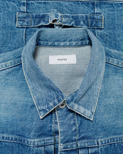 marka Type-1 Denim Jacket 13.5oz Selvedge Denim Used Washed
