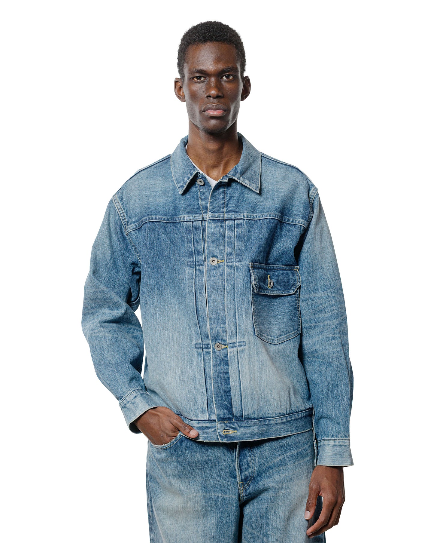 marka Type-1 Denim Jacket 13.5oz Selvedge Denim Used Washed