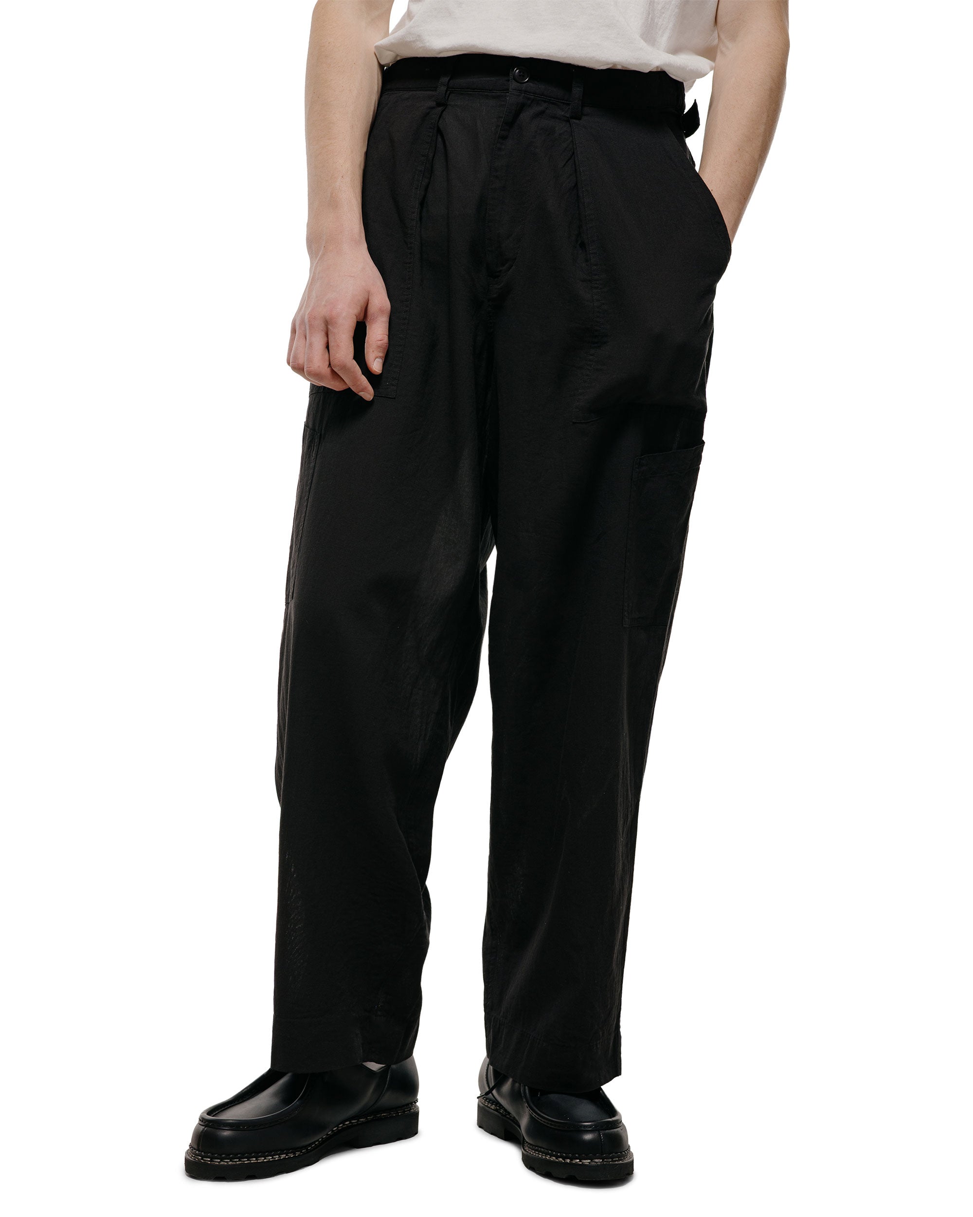 marka U.S. Air Force Baker Pants High Twisted Dobby Cloth Black