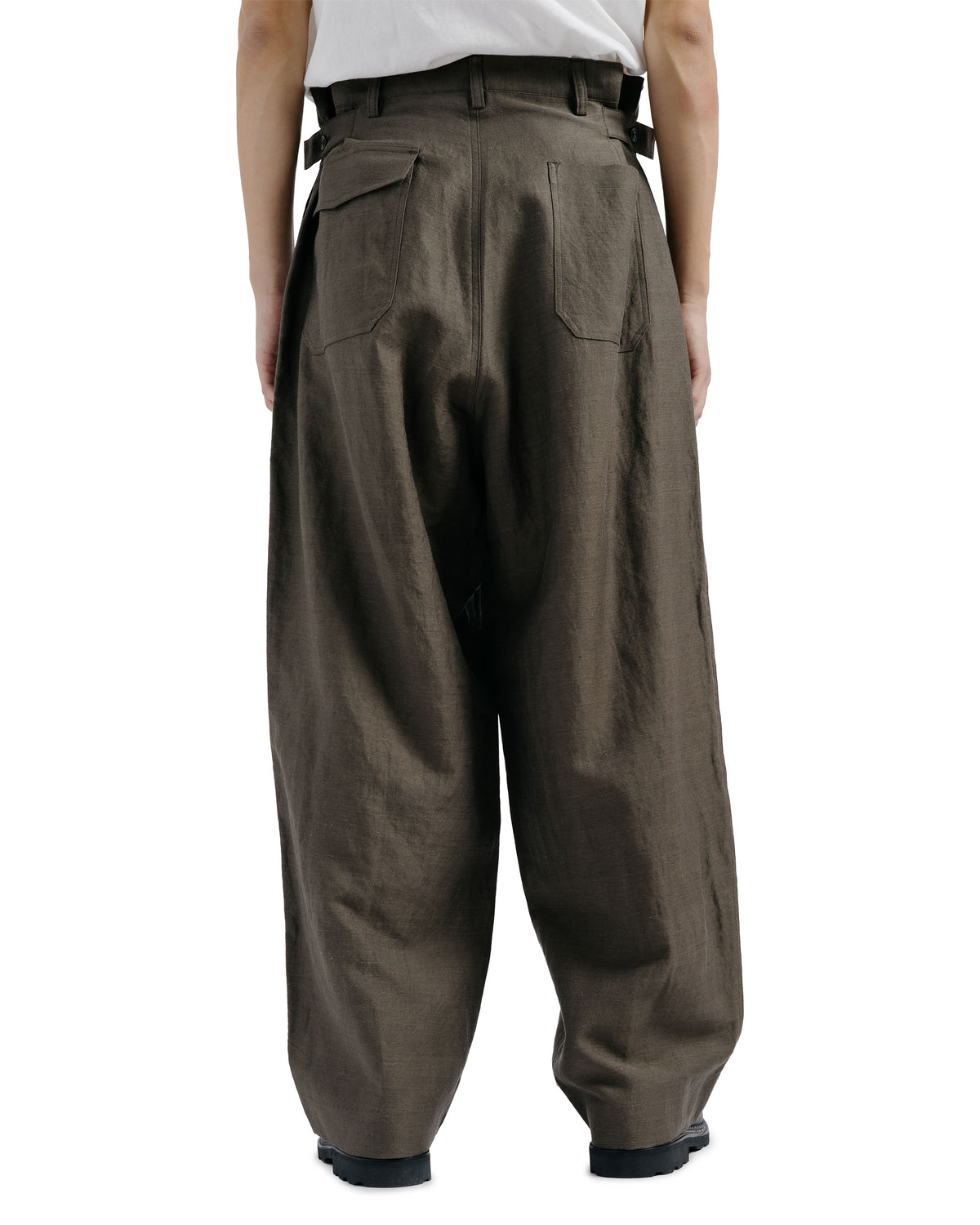 marka US Air Force Baker Pants Wool Linen Moleskin Olive