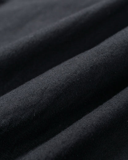 marka Western Shirt Organic Cotton Flannel Black