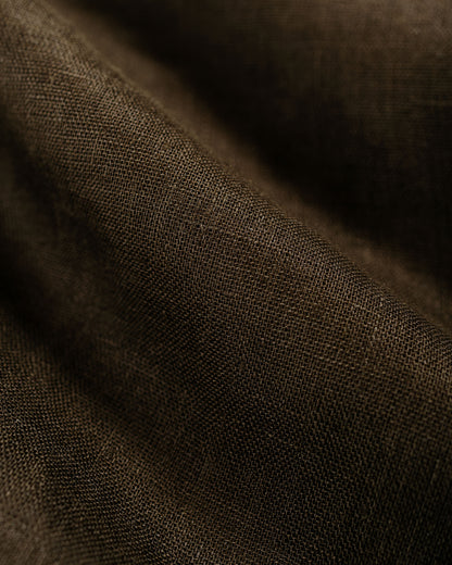 marka Wide Cylinder Fit Easy Pants Linen Gauze Double Cloth Olive