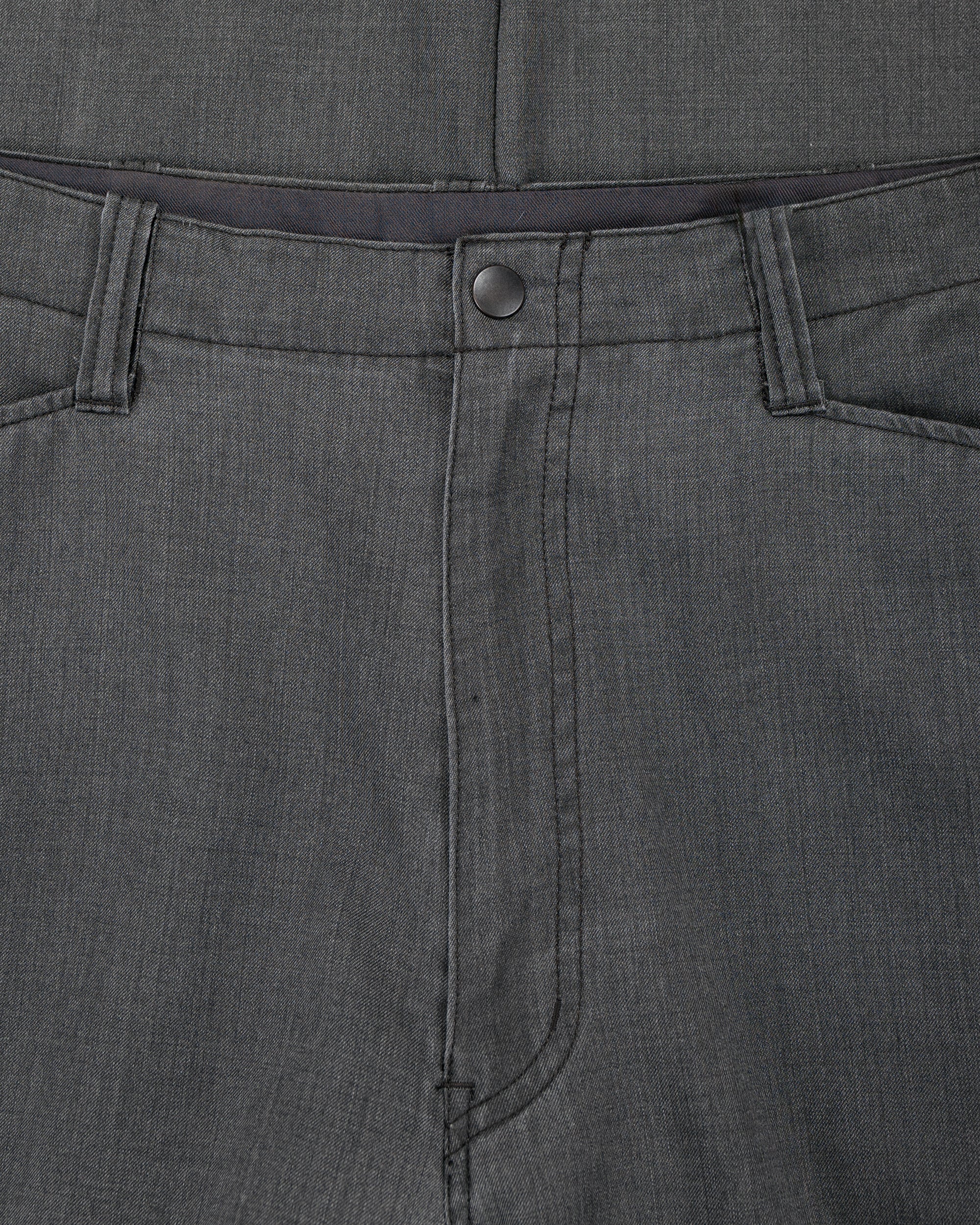 marka Work Pants Wool Gabardine Pigment Print Charcoal Gray