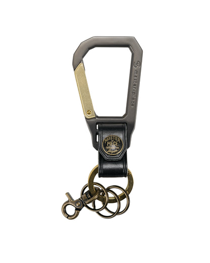 master-piece Carabiner Key Ring Black