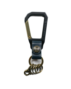 master-piece Carabiner Key Ring Navy
