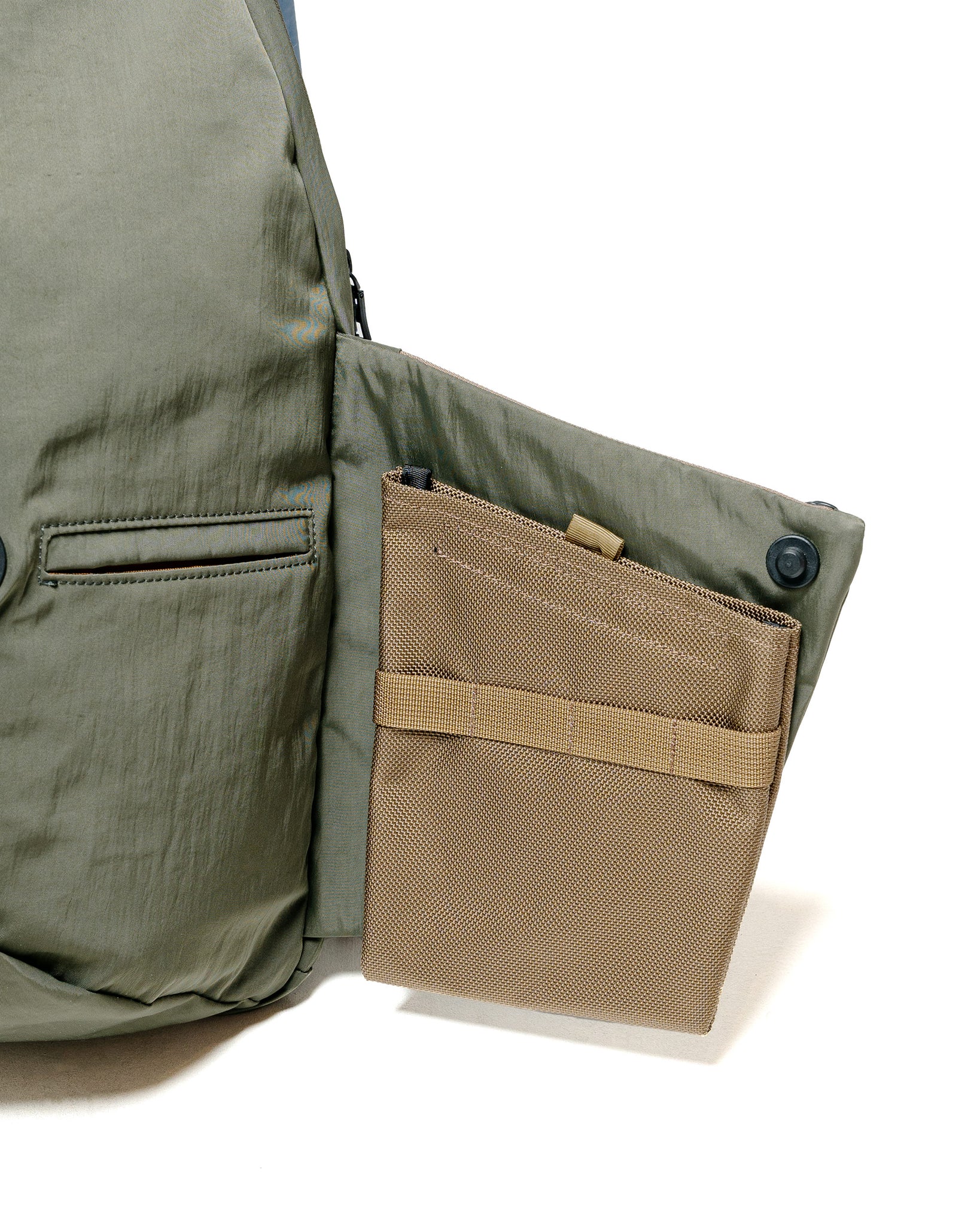 master-piece Circus Backpack Khaki side