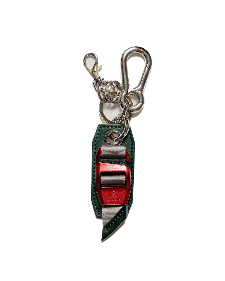 master-piece Hook Buckle Key Ring Green