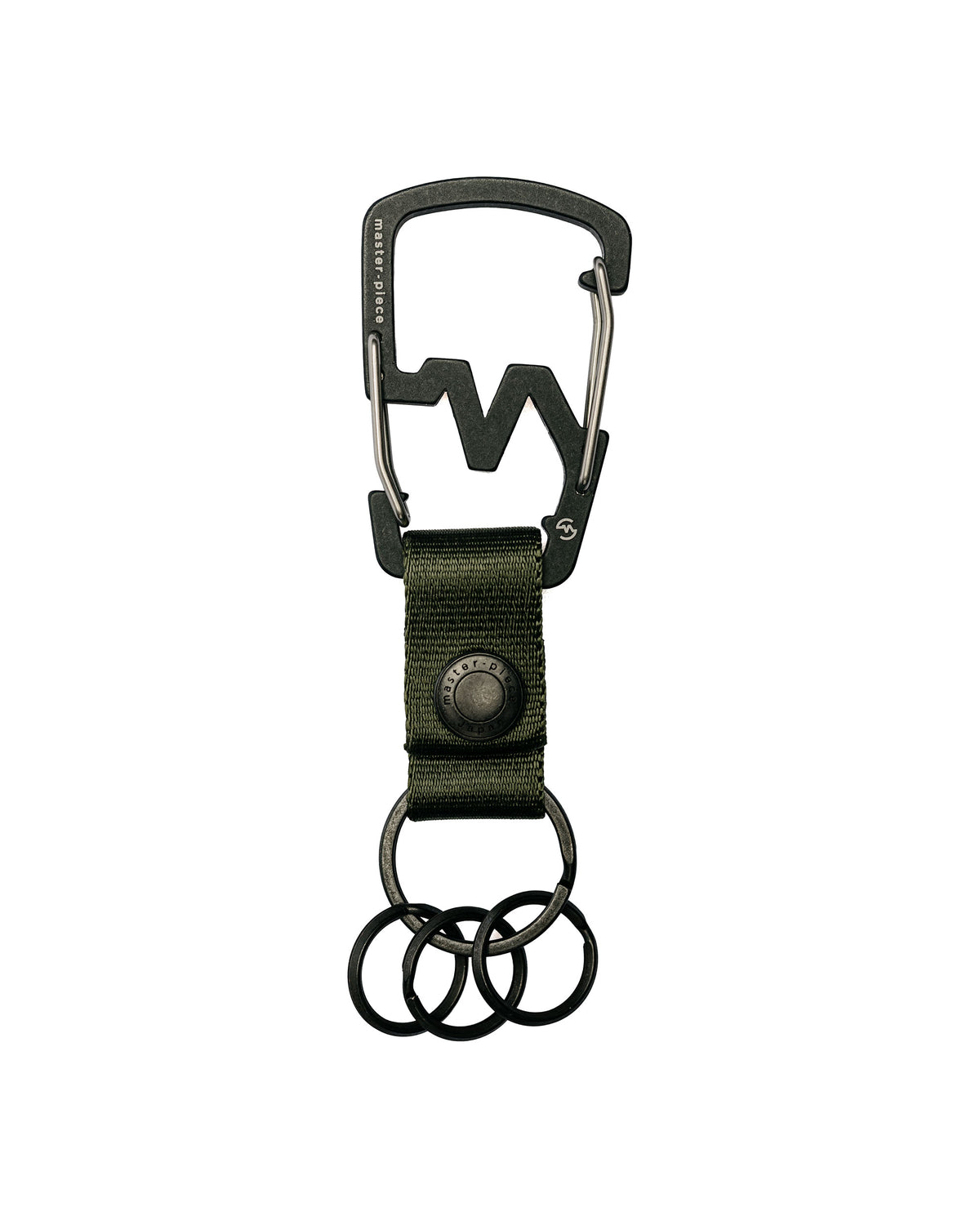master-piece M-Carabiner Key Ring Key Chain Khaki