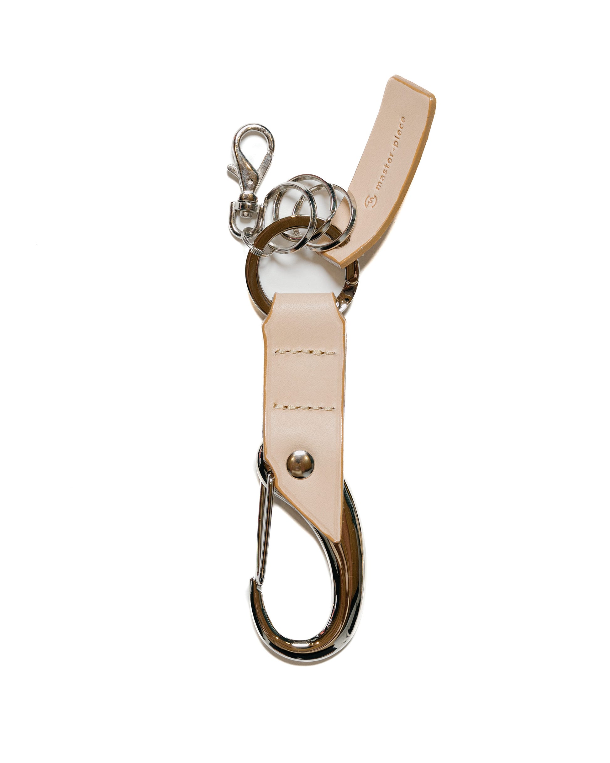 master-piece Magatama Key Ring Beige