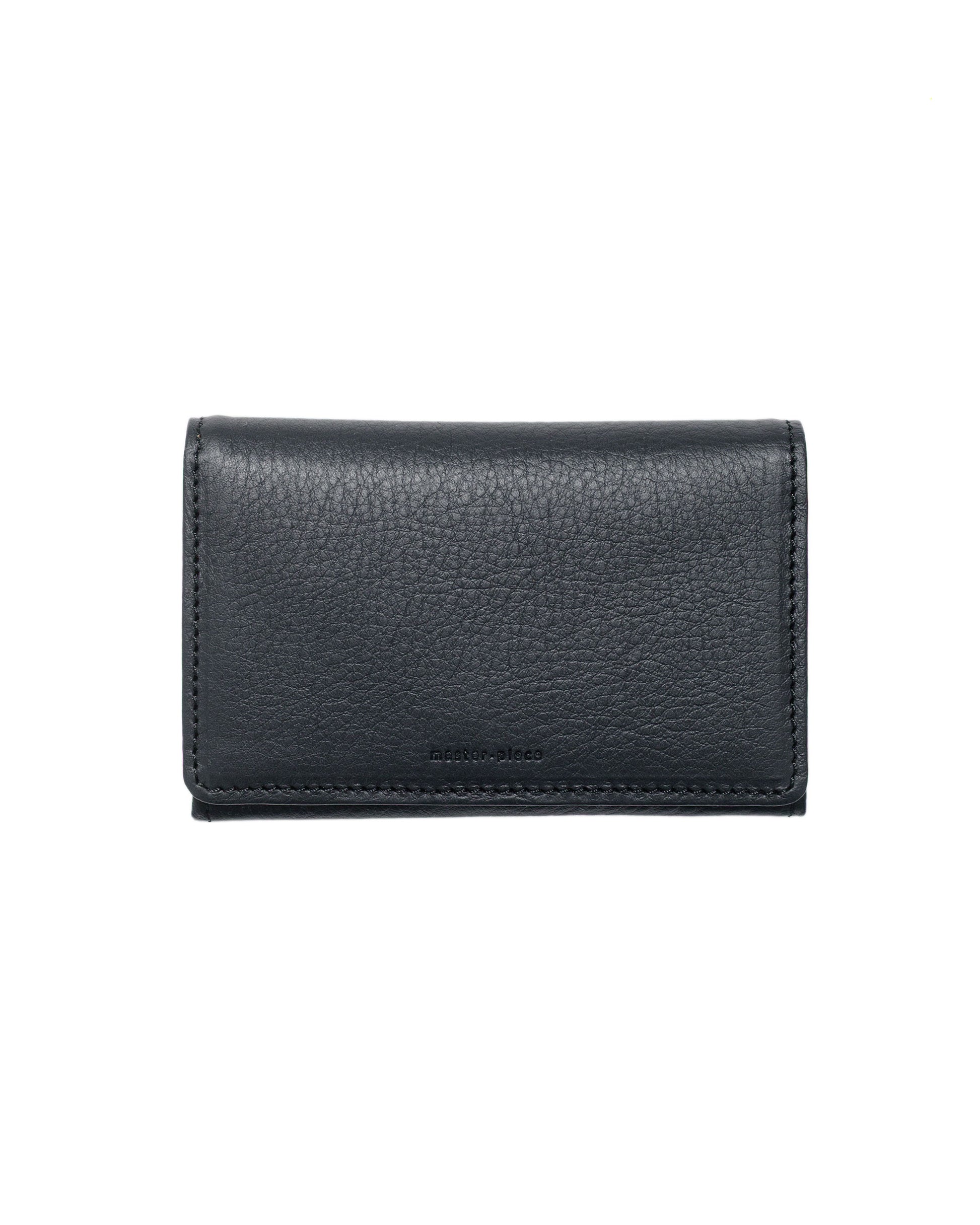 master-piece Refine Card Case Black