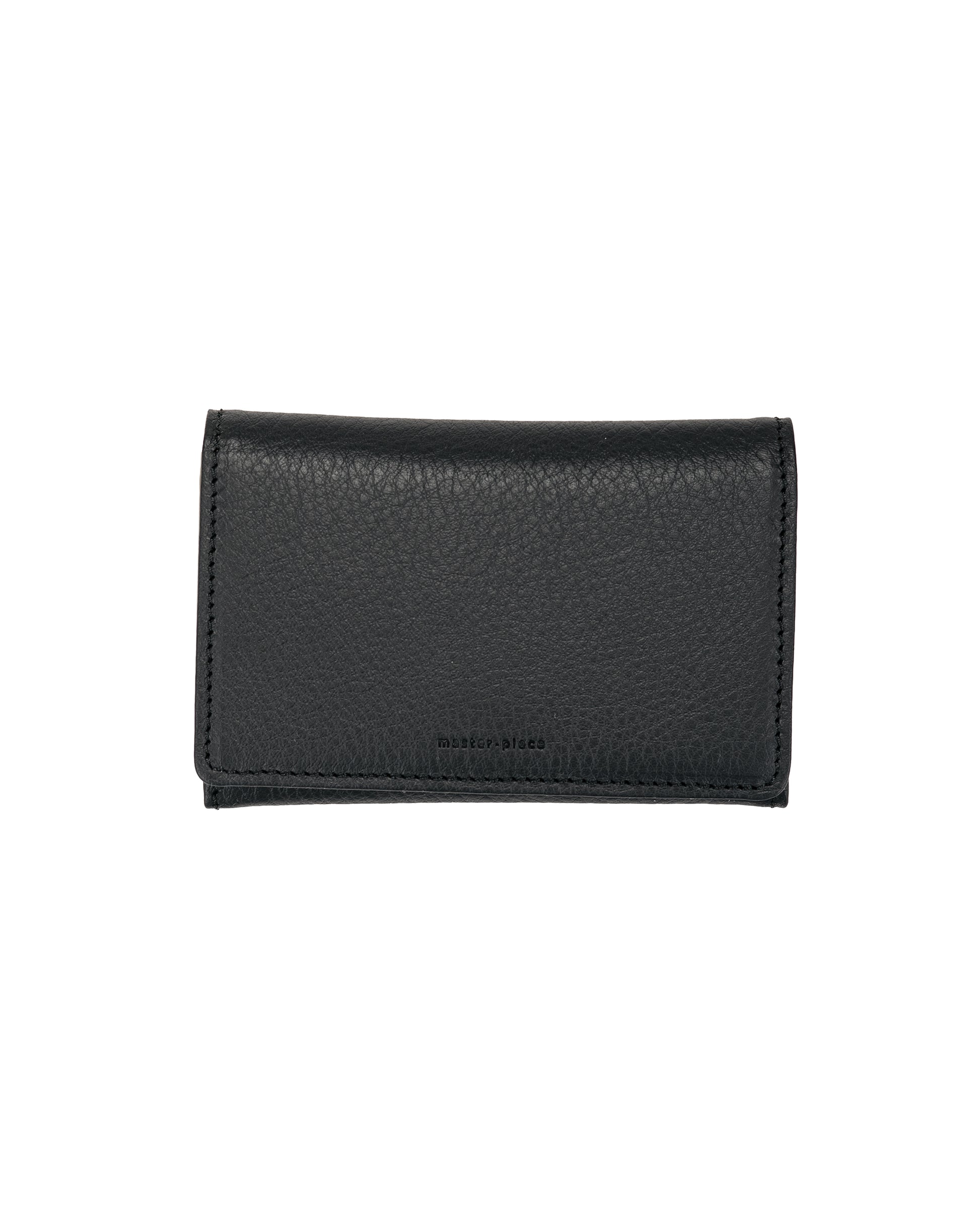 master-piece Refine Card Case Black
