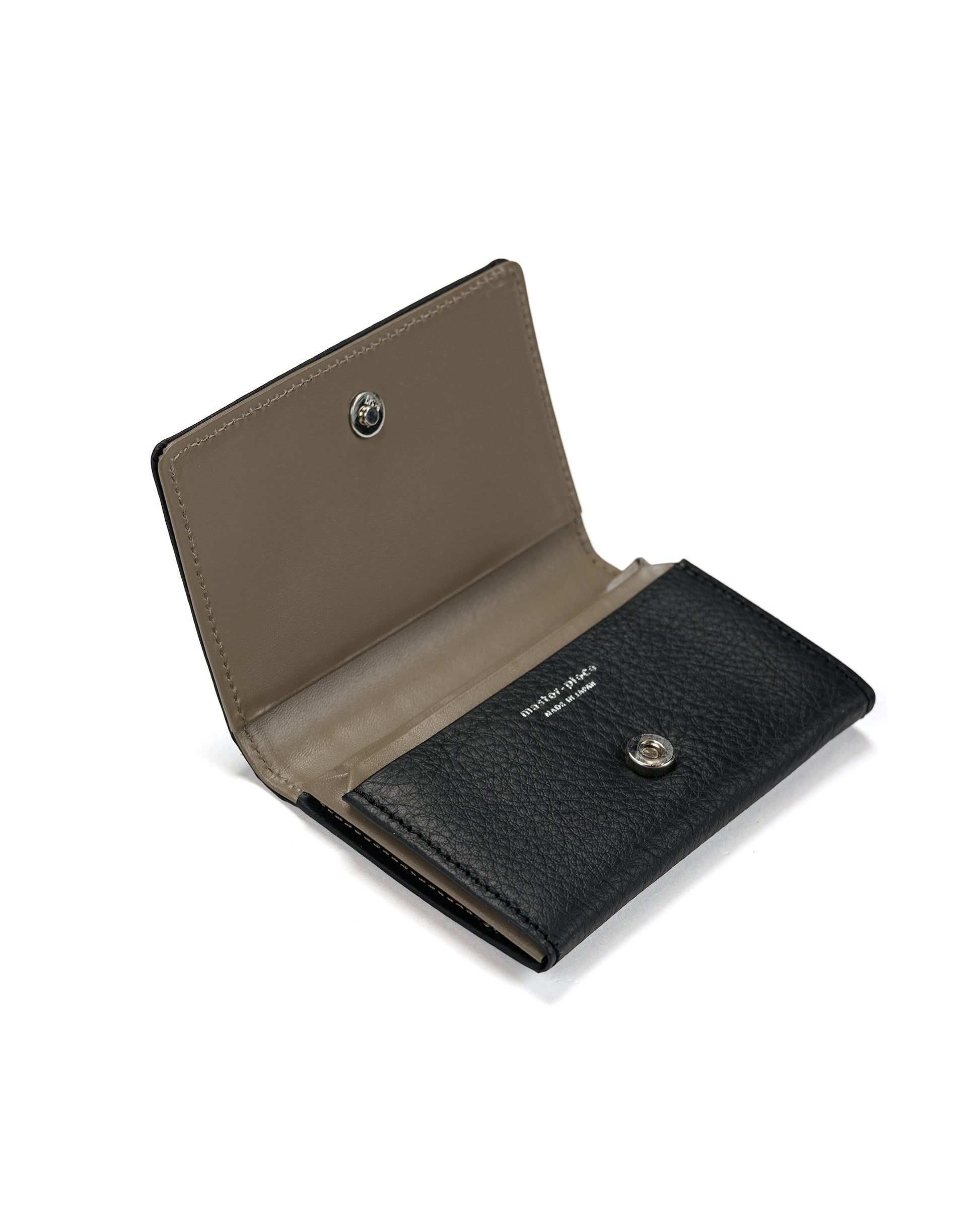 master-piece Refine Card Case Black