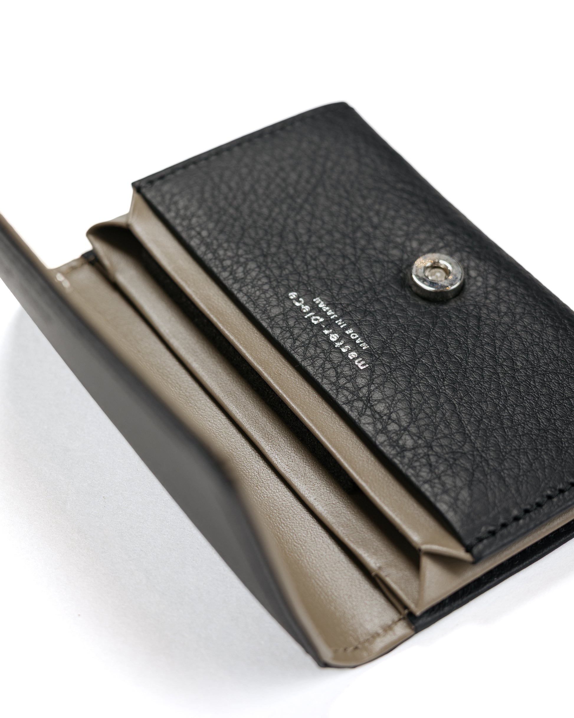master-piece Refine Card Case Black