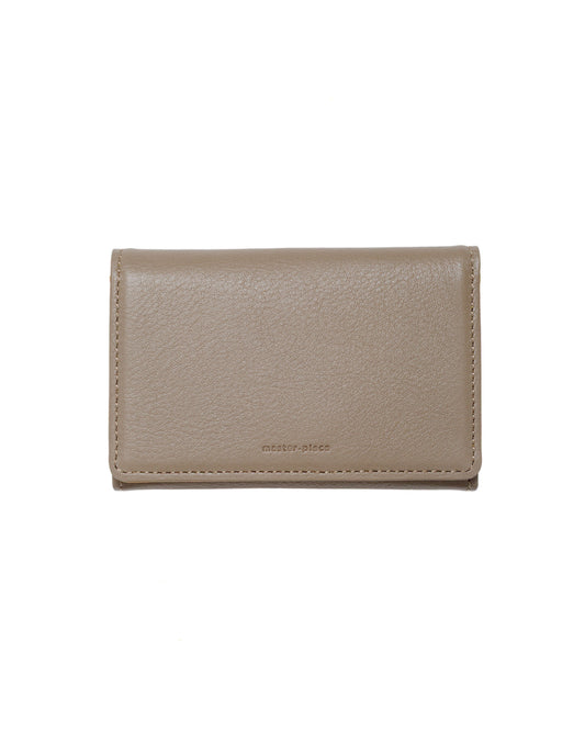 master-piece Refine Card Case Gray