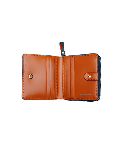 master-piece Refine Round Zipper Wallet Navy