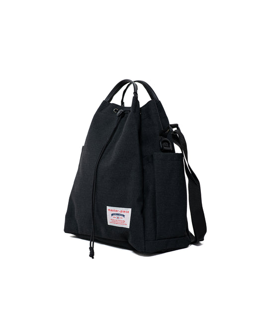 master-piece Remix 2-Way Shoulder Tote L Black