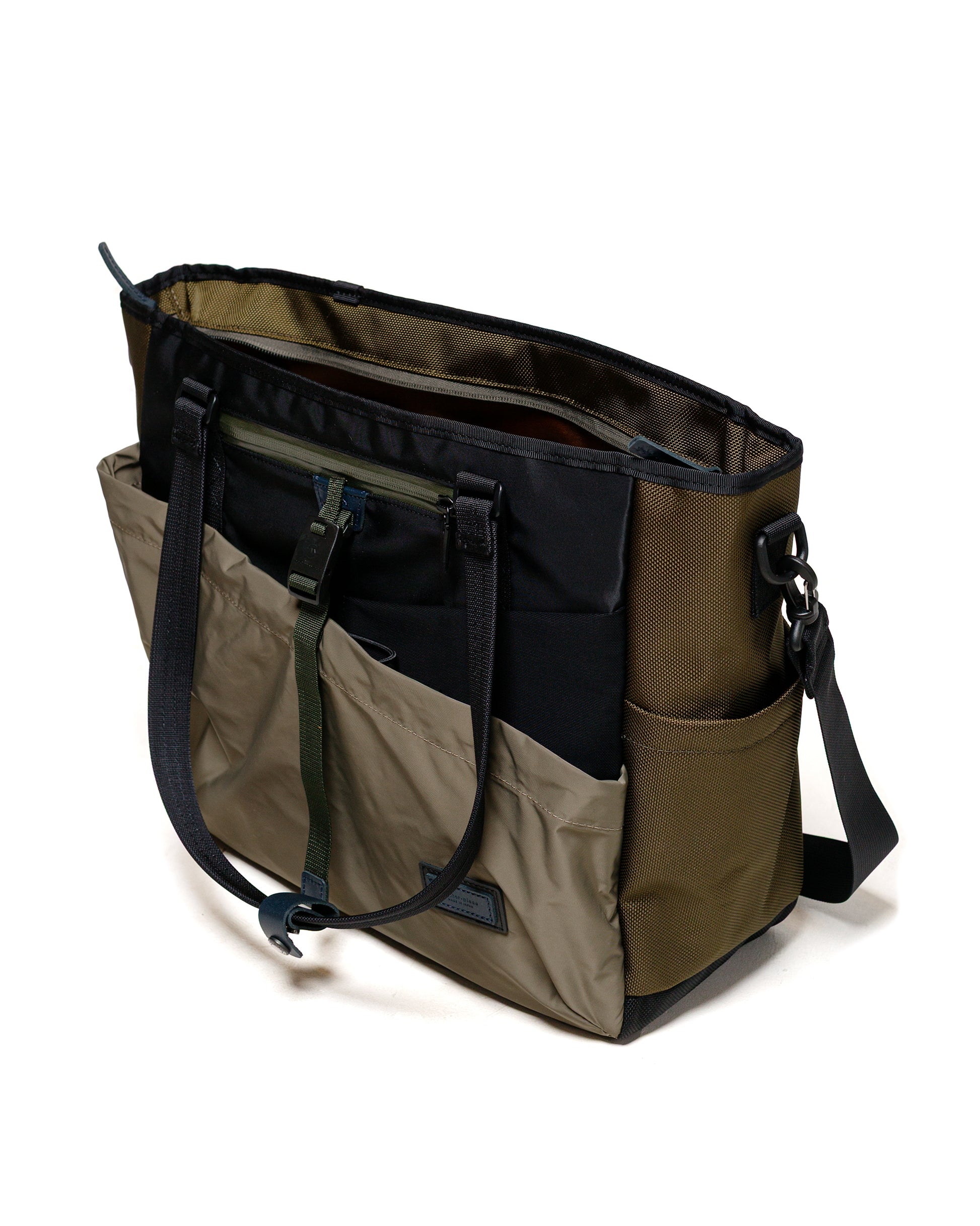master-piece Scramble 2Way Tote Bag Khaki
