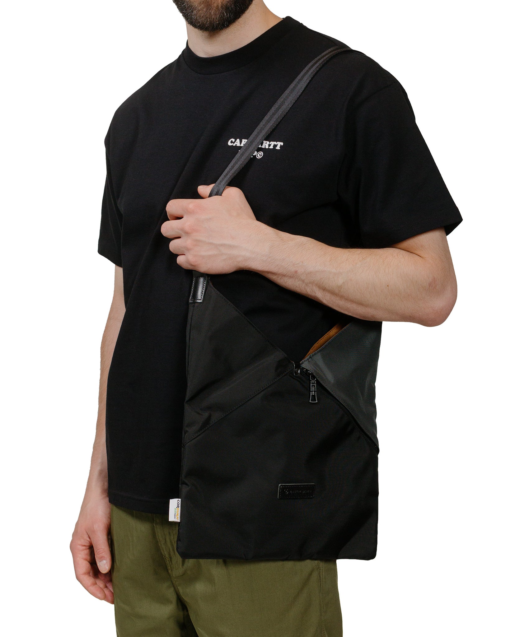 master-piece Slant 3Way Shoulder Bag Black shoulder bag