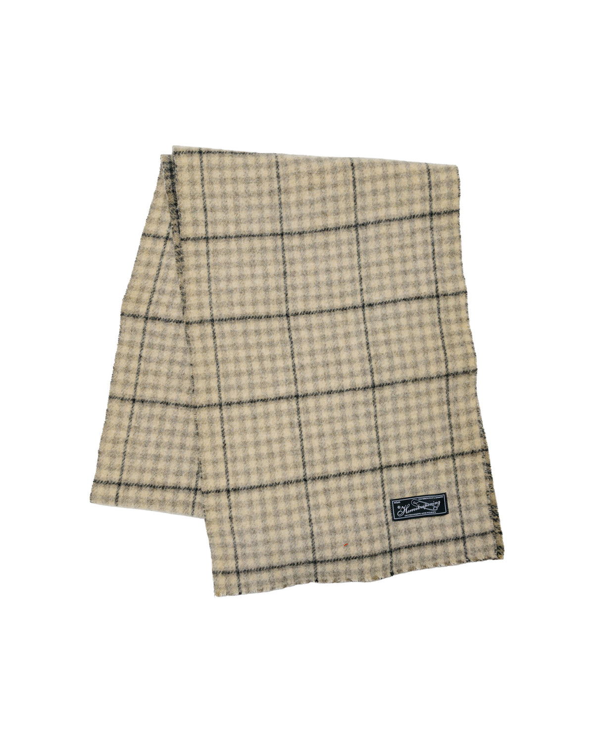 mfpen Facade Scarf Double Faced Grey Check