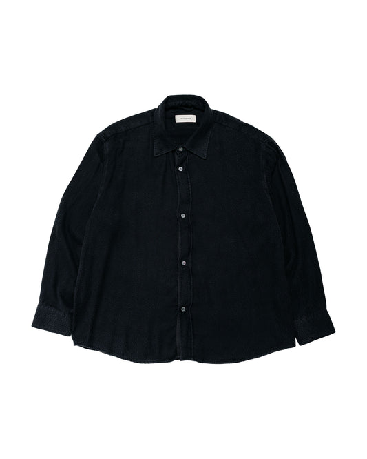 mfpen Gambler Shirt Black Fuzz Tencel