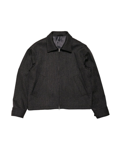 mfpen Mail Jacket Brown Melange Stripe