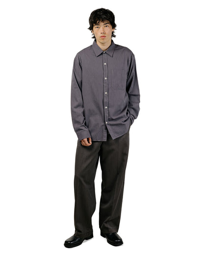 mfpen Patch Trousers Taupe Wool Twill