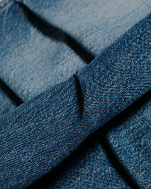nonnative Rancher Trousers Cotton 10oz Denim Vintage Wash Indigo fabric