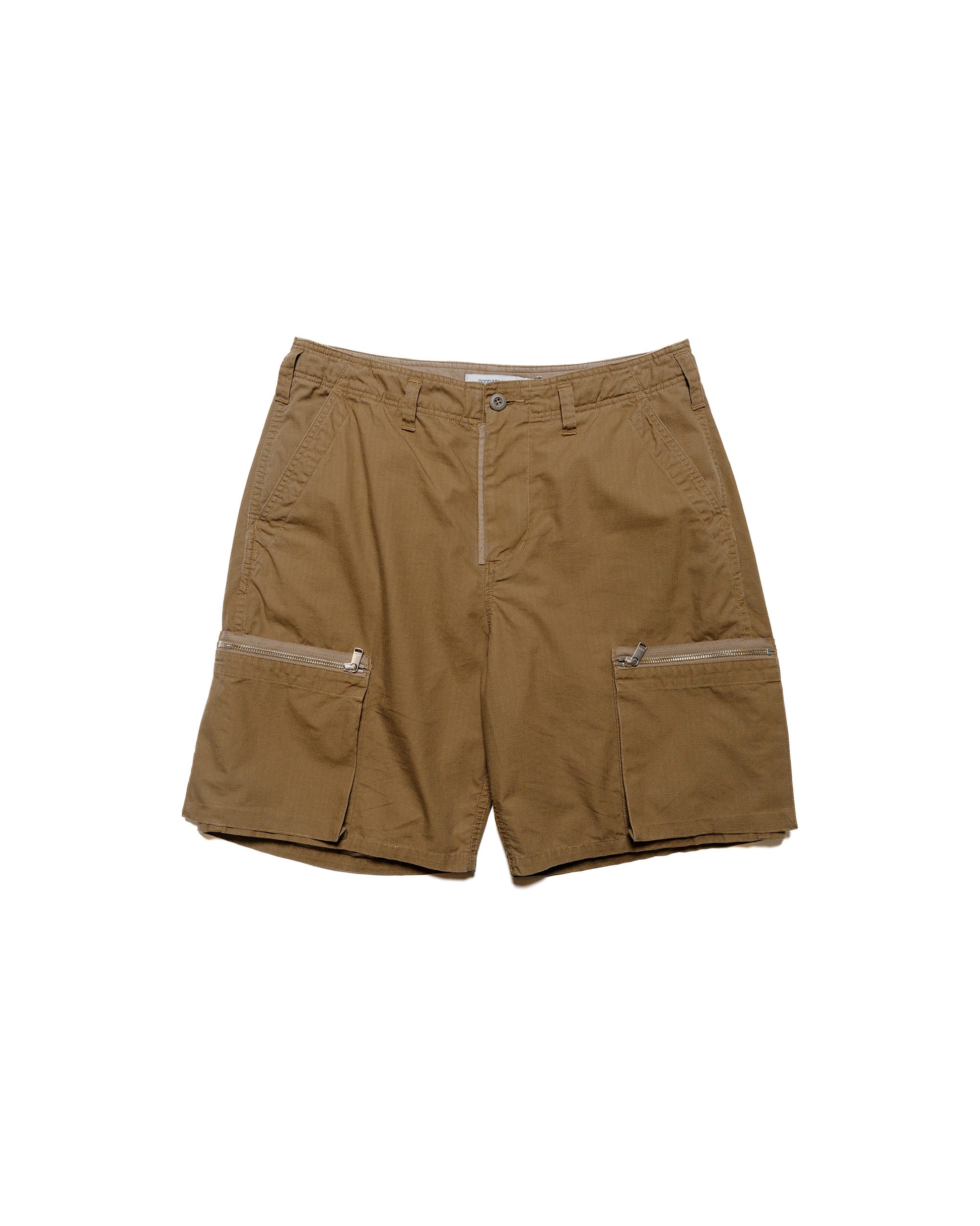 nonnative Trooper 6P Shorts Cotton Ripstop Light Brown