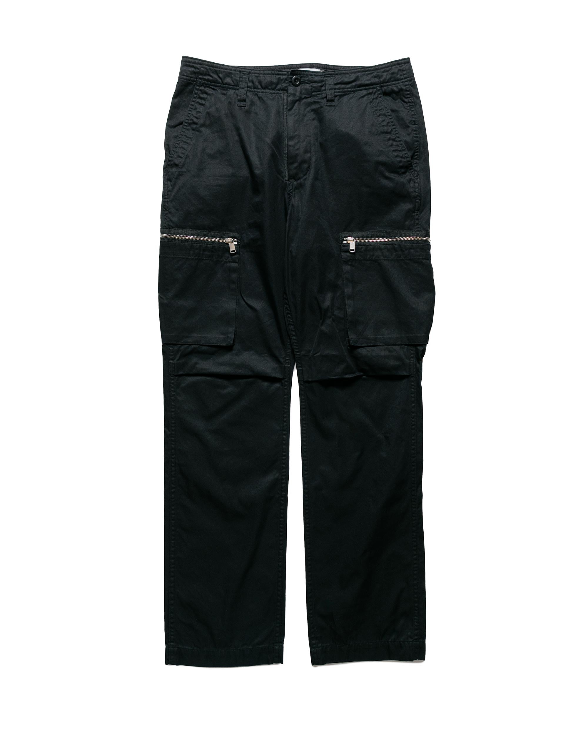 nonnative Trooper 6P Trousers Cotton Gabardine Black