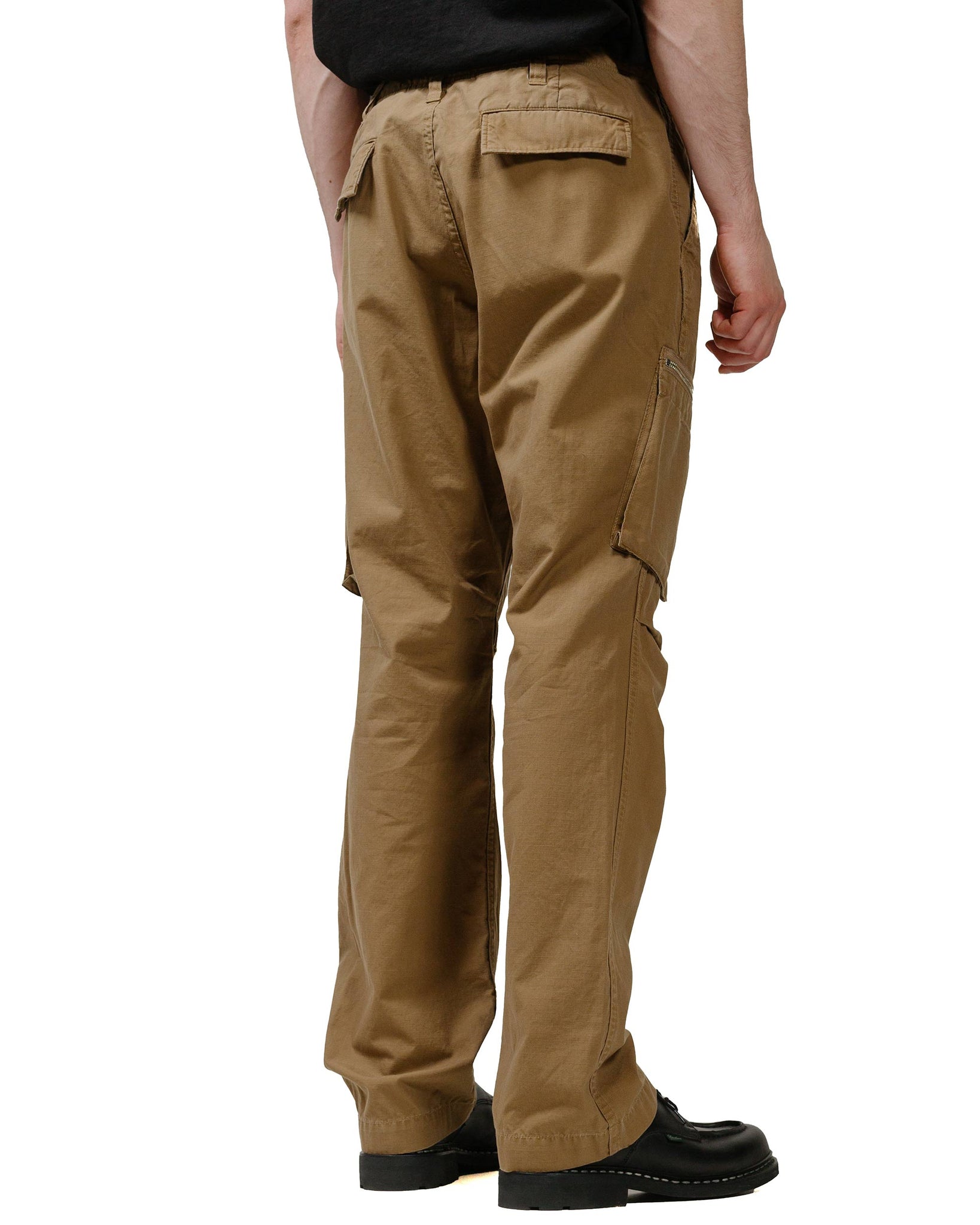 nonnative Trooper 6P Trousers Cotton Ripstop Light Brown model back