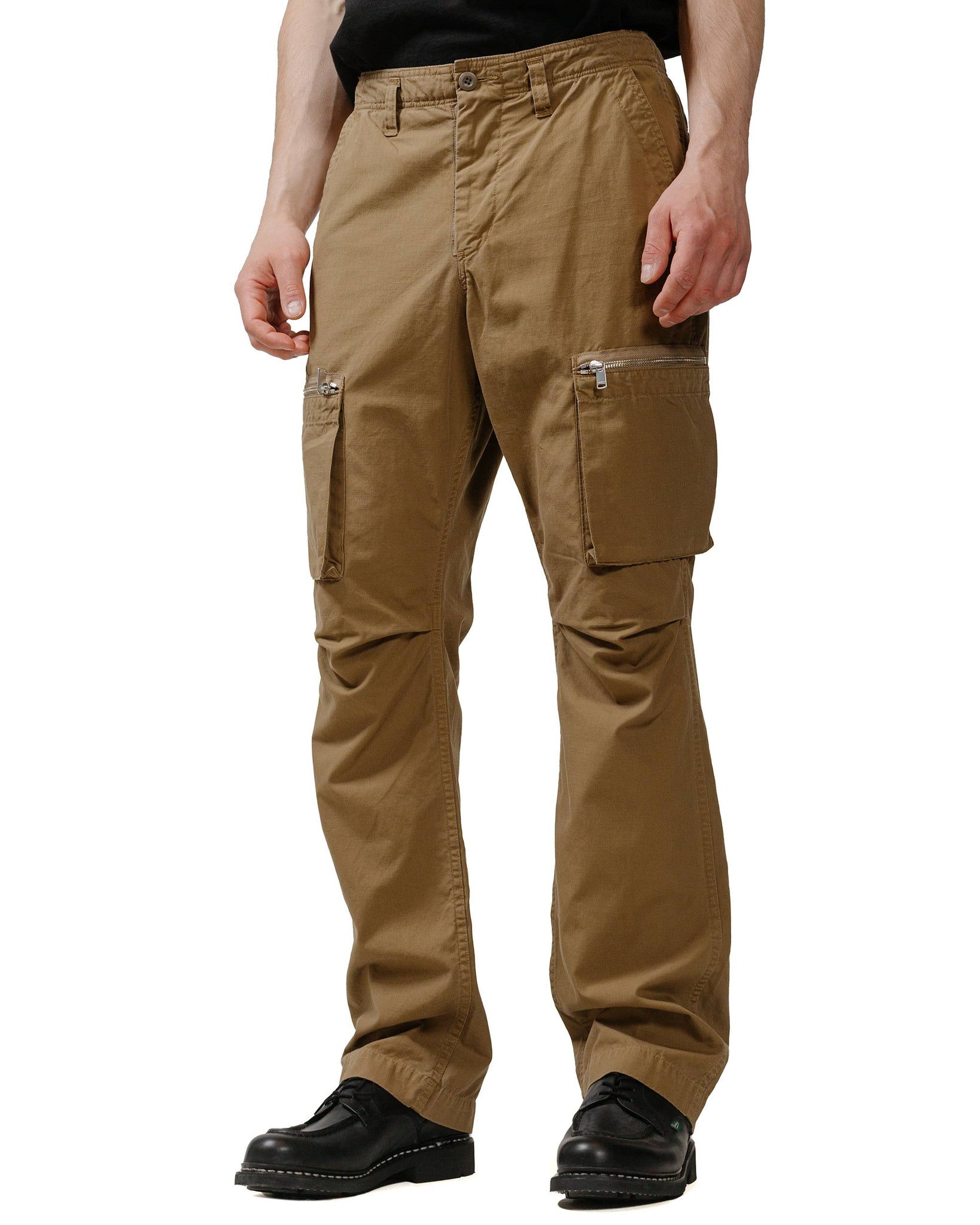 nonnative Trooper 6P Trousers Cotton Ripstop Light Brown model front