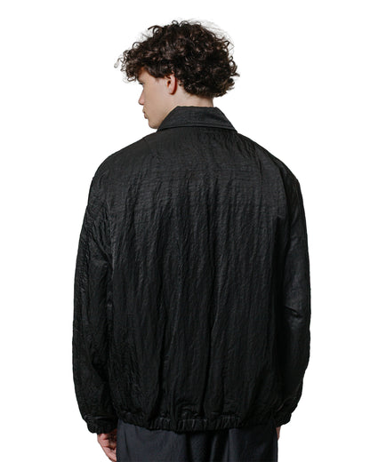 ssstein Bio Washed Nylon Oversized Fight Jacket Black
