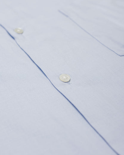 ssstein Cotton Silk Oversized LS Shirt Sax