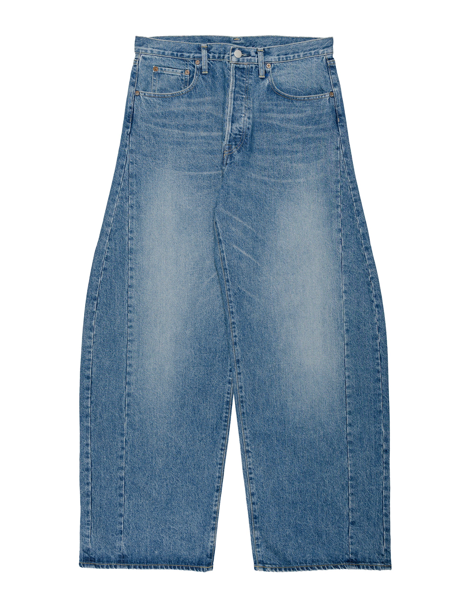 ssstein Twist Seam Vintage Denim Jeans Indigo