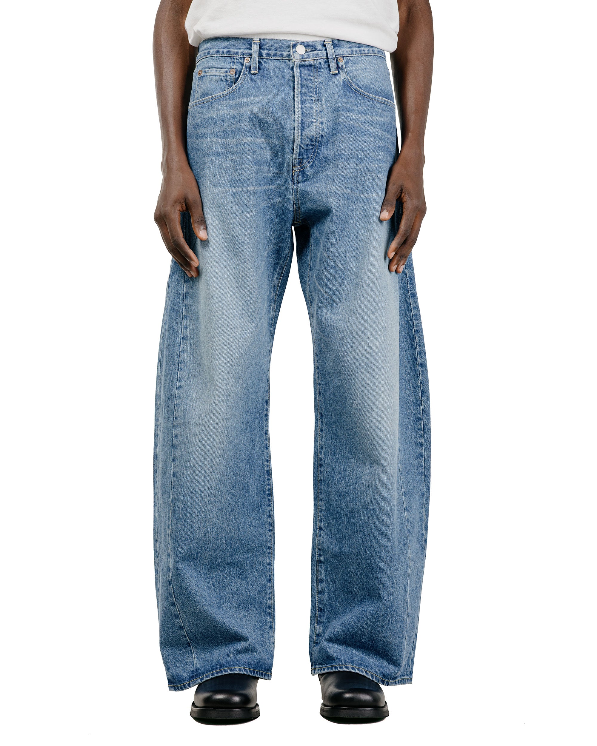 ssstein Loose Denim Pants Indigo