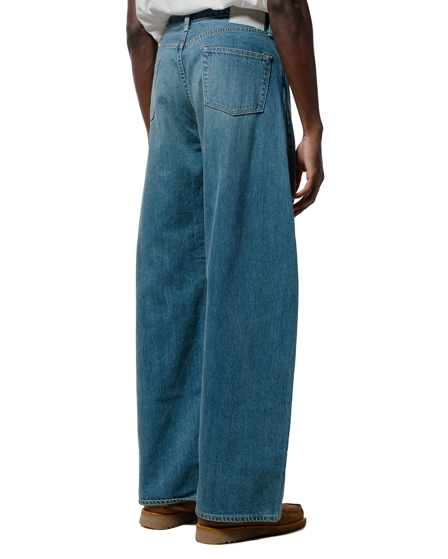 ssstein Deformation Wide Denim Jeans Indigo