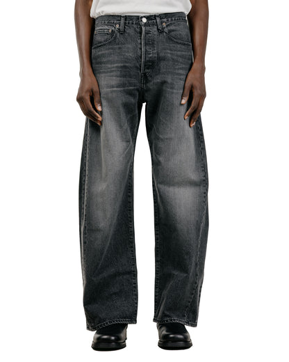 ssstein Deformation Wide Denim Pants Black
