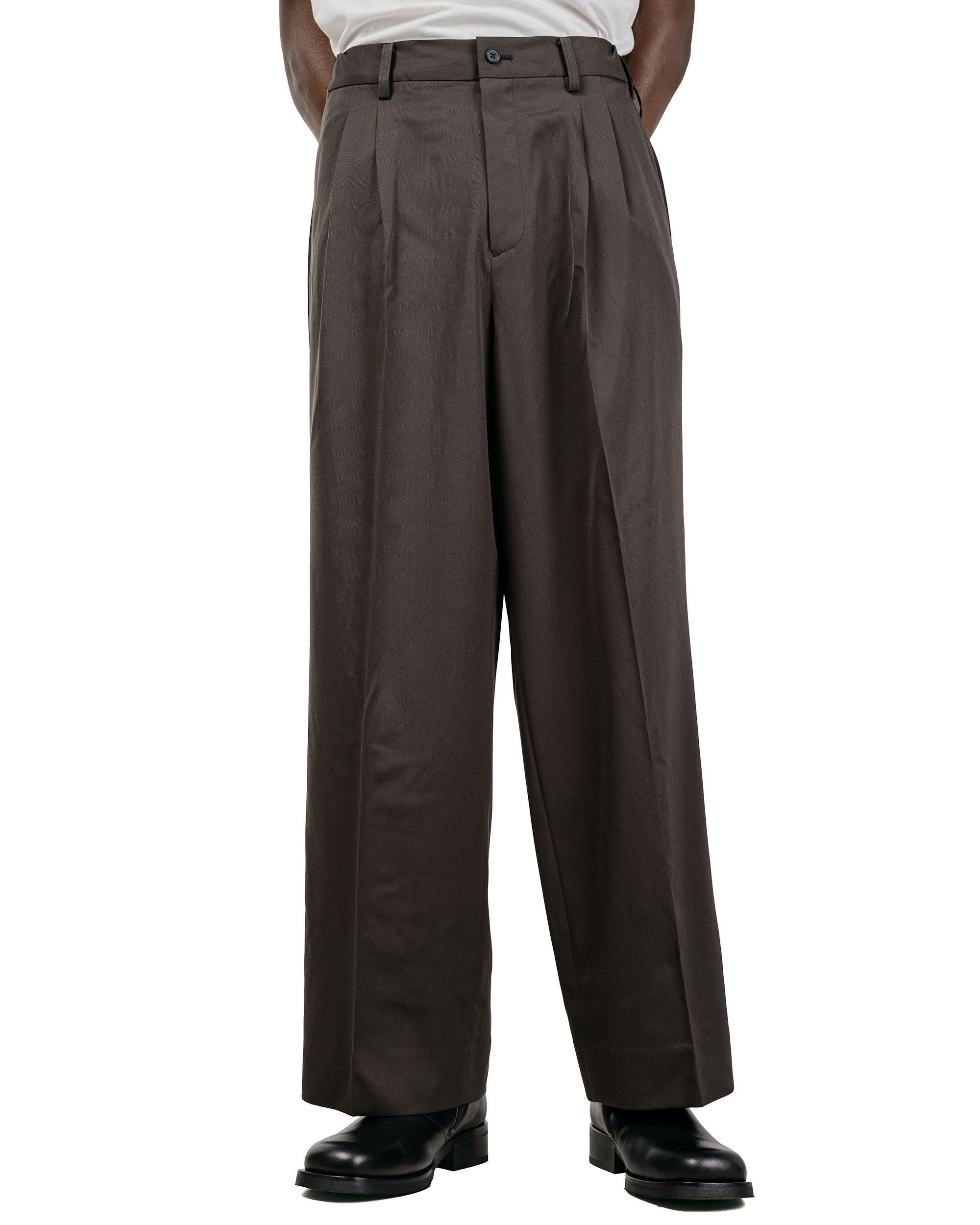 sssteinEasyLongWideTrousersGre