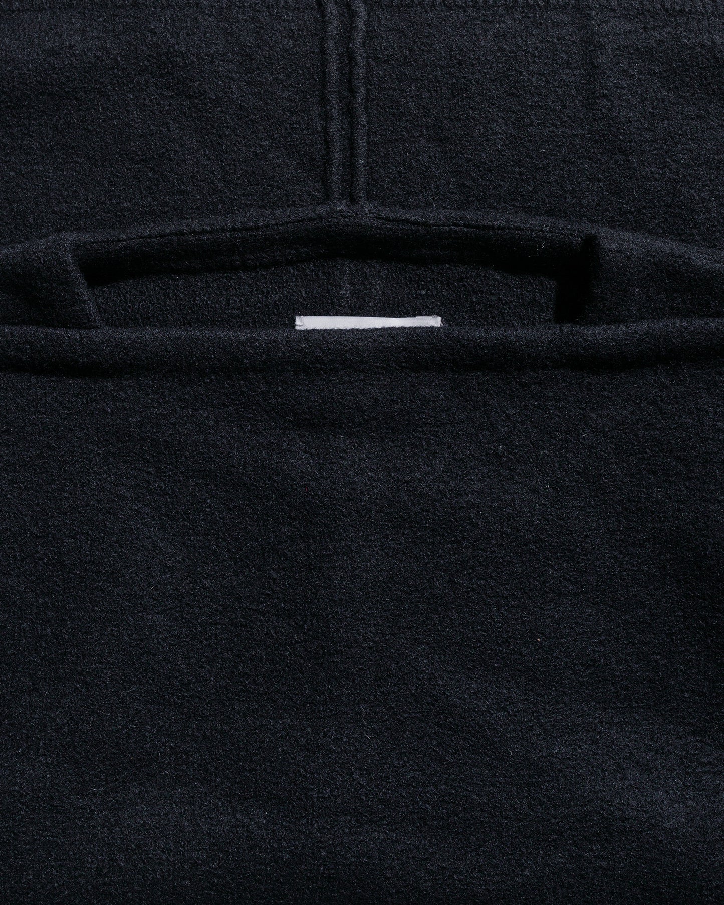 ssstein Extra Fine Wool Knit Boat Neck LS Black