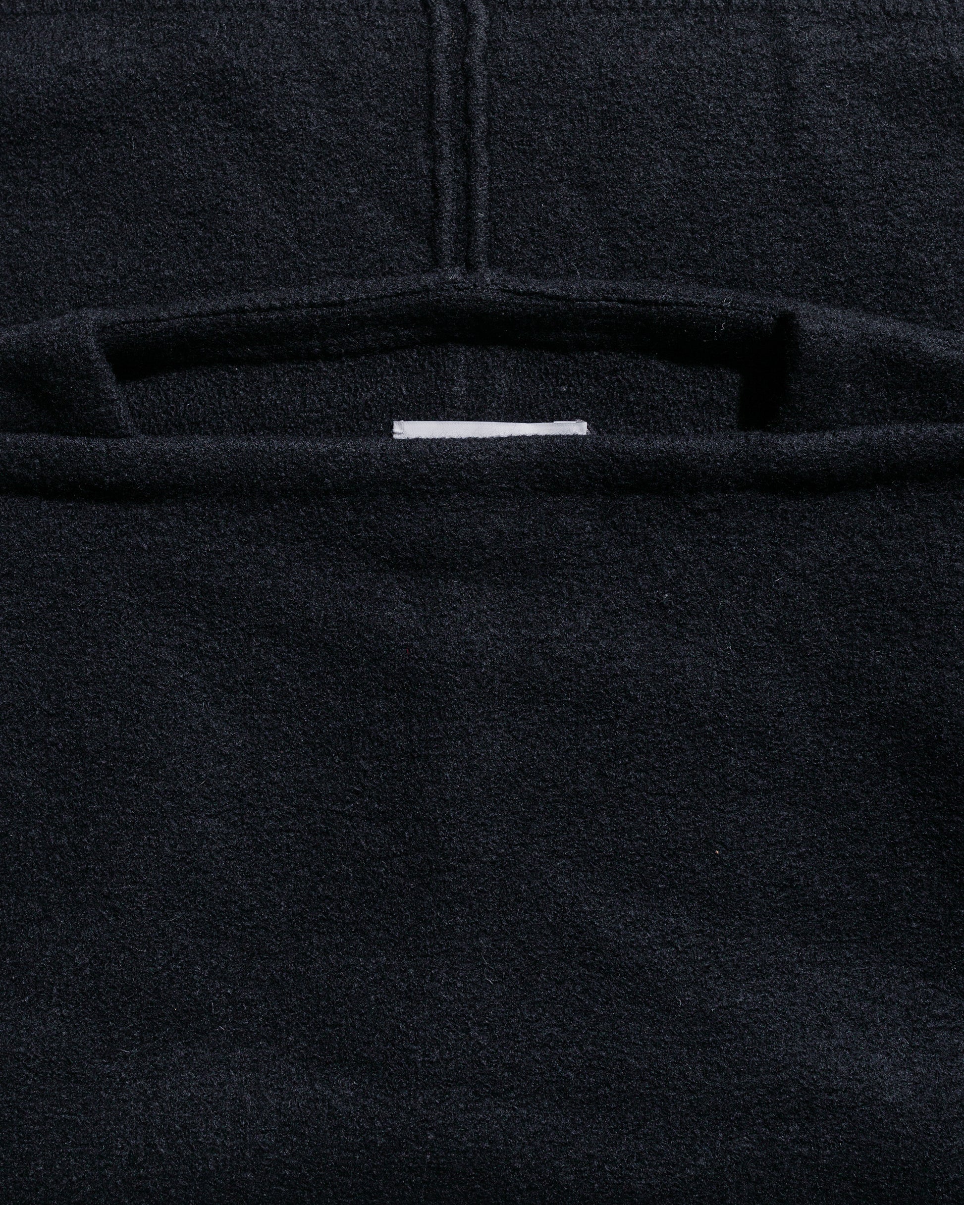 ssstein Extra Fine Wool Knit Boat Neck LS Black