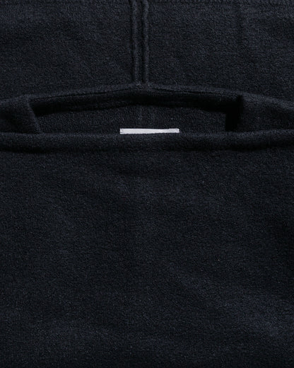 ssstein Extra Fine Wool Knit Boat Neck LS Black