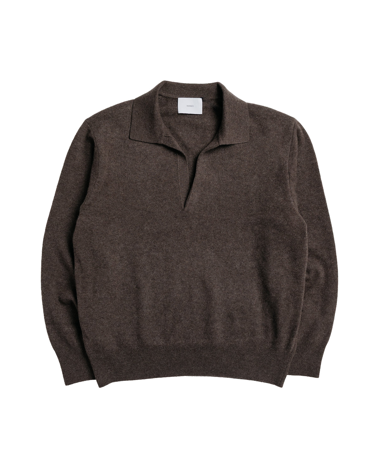 ssstein Extra Fine Wool Knit Skipper Mocha