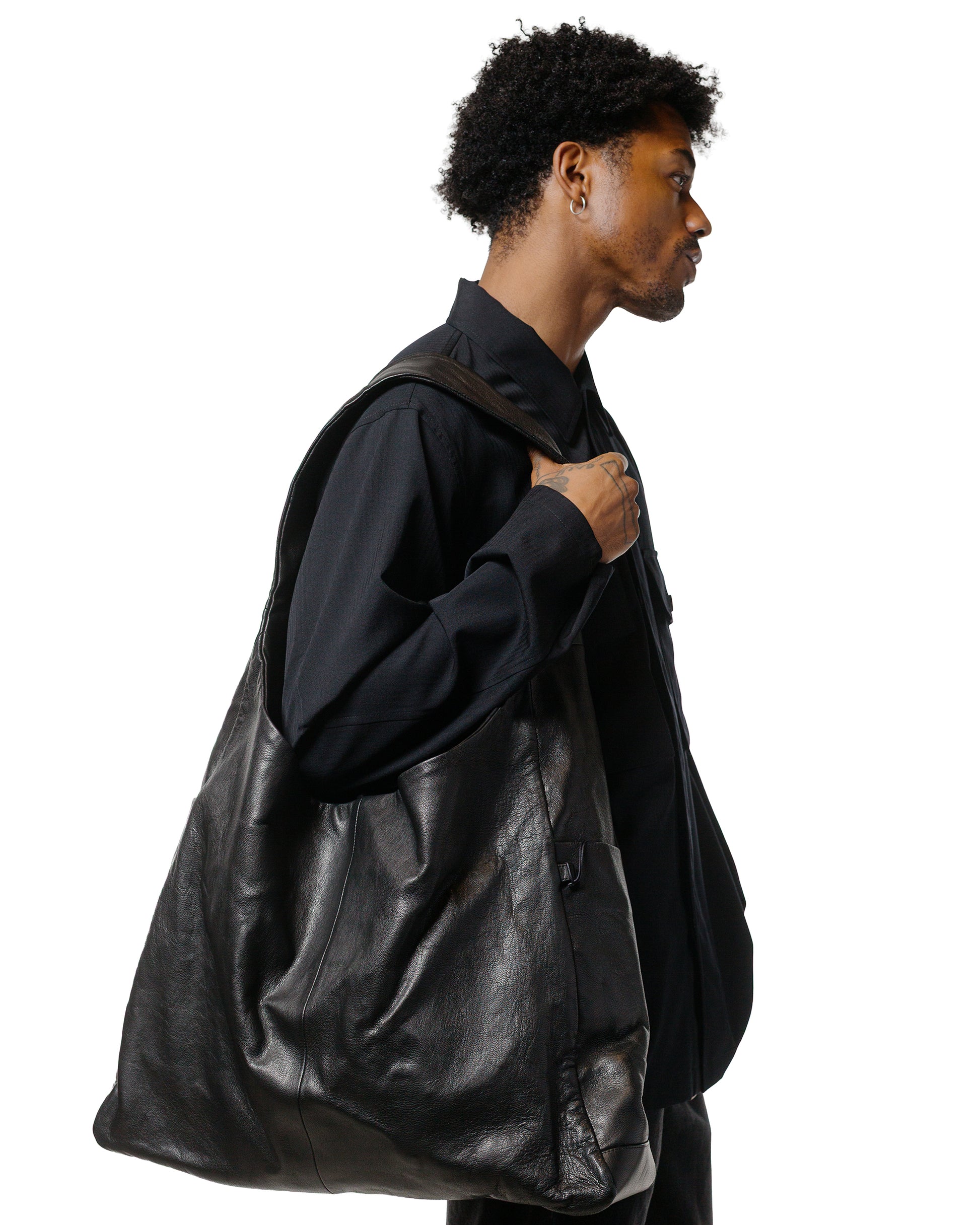 ssstein Leather Shoulder Bag