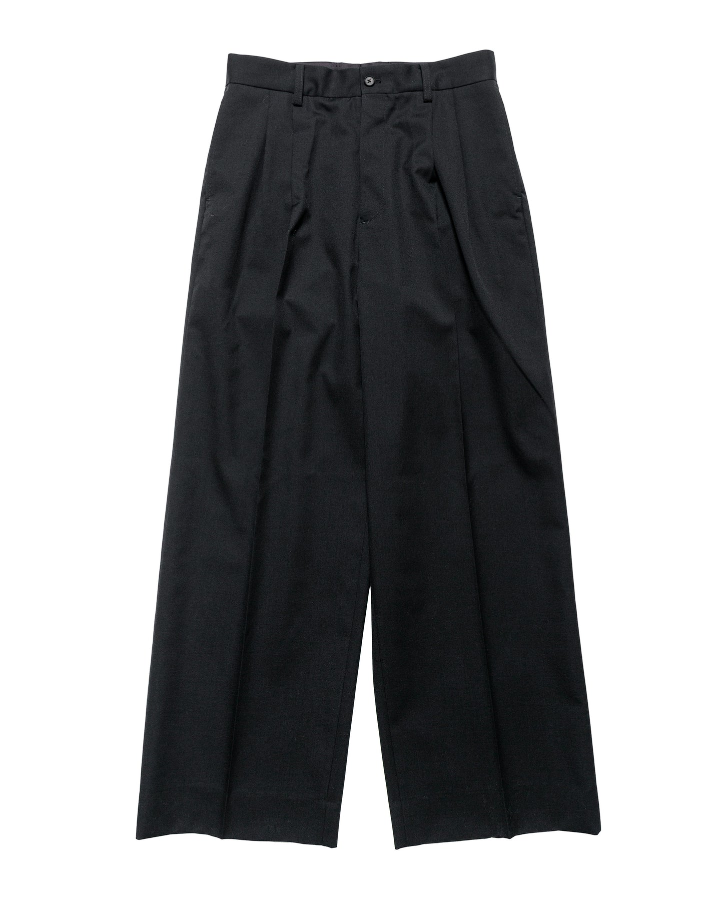 ssstein Long Wide Trousers Black