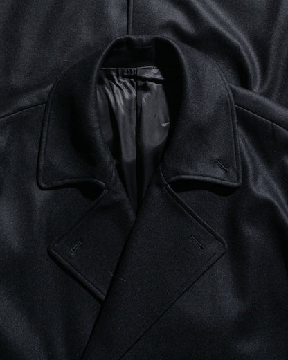 ssstein Oversized Double Breasted Coat Black