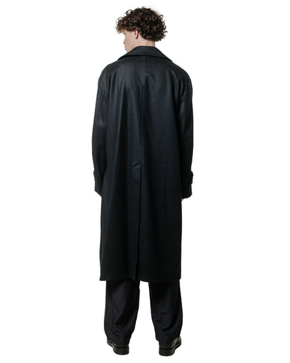 ssstein Oversized Double Breasted Coat Black